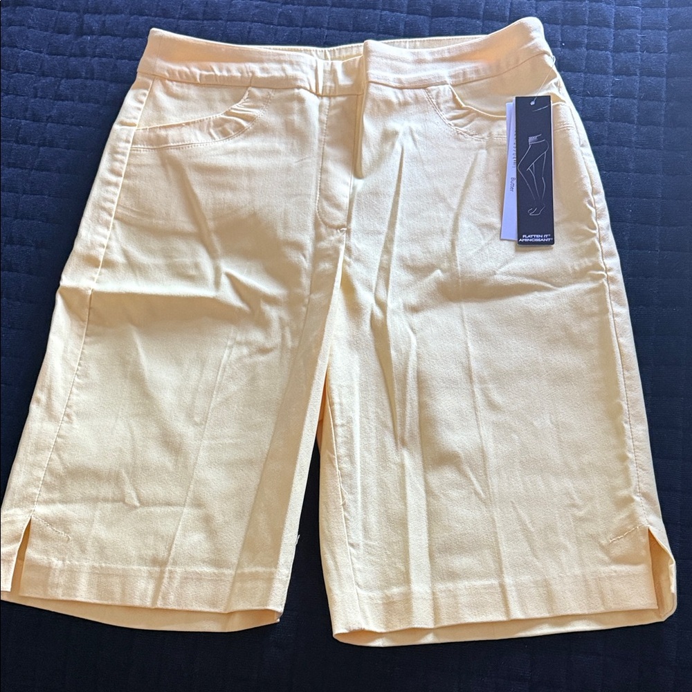 Tribal Women's Sunny Yellow Bermudas